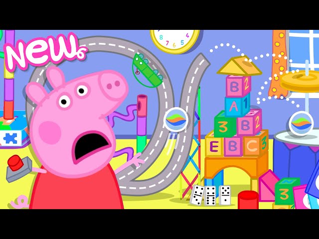 Peppa Pig Tales 🏓 The Biggest Marble Run Track Ever 🎱 BRAND NEW Peppa Pig Episodes