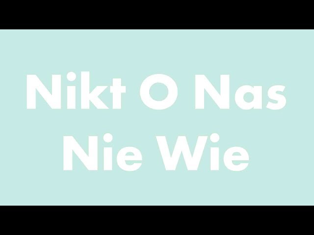 SoDrumatic feat. Sztoss - Nikt O Nas Nie Wie (audio)