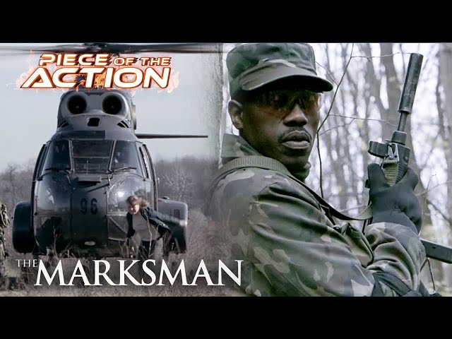 The Marksman | Huge Helicopter Explosion (ft. Wesley Snipes)