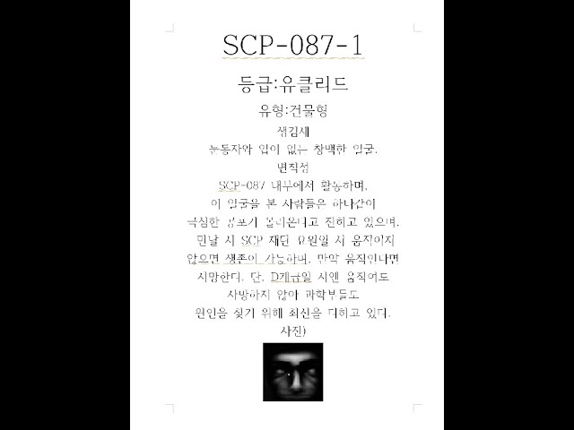 SCP 087 1 동영상