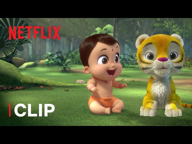 Baby Tiger Friend? 🐯Mighty Little Bheem | Netflix Jr
