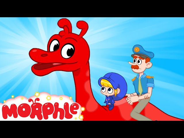 Morphle's Dinosaur Day in the City - T Rex, Triceratops | Cartoons and Kids Videos