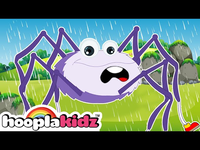 Incy Wincy Spider + Nursery Rhymes and Kids Songs By HooplaKidz