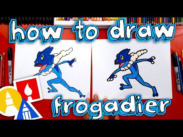 How To Draw Frogadier Pokemon
