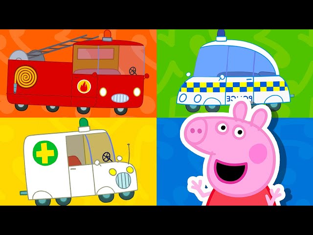 Canción de los vehículos de seguridad | Peppa Pig Rimas Infantiles Y Canciones Para Niños