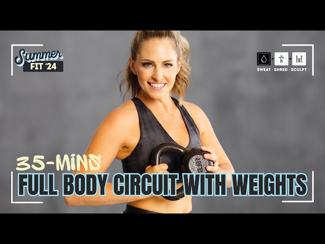 Ultimate 35-minute Weighted Circuit Workout For A Full Body Burn! - SWEAT 2024 DAY 8