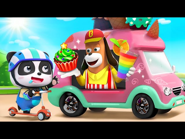 Wait, Ice Cream Truck! | Good Habits | Cars for Kids | Kids Songs | Kids Cartoons | BabyBus