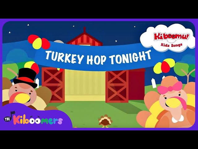 Do The Turkey Hop - The Kiboomers Preschool Songs - Circle Time Thanksgiving Song