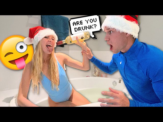 Getting Drunk in the BATHTUB Prank on Boyfriend