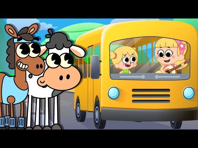 Wheels On The Bus Go Round and Round + More Baby Songs By @kidscamp on HooplaKidz