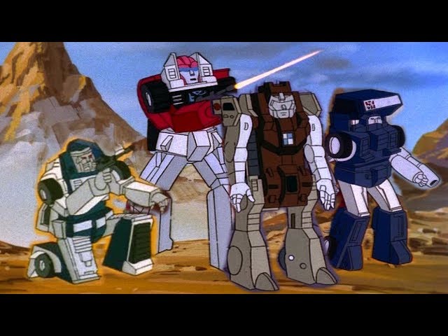Transformers G1 Cartoon 1986 Mini-Vehicles All Scenes (No Wheelie)