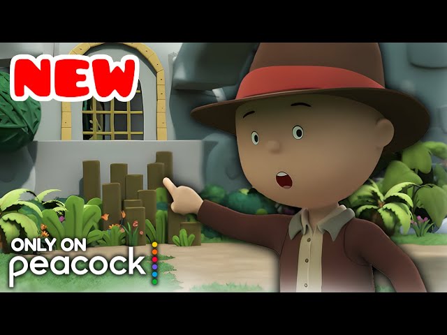 The Lost City | Caillou Cartoon | New on Peacock