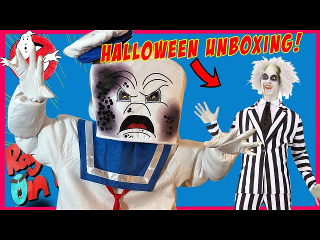 Fun.com Ghostbusters and Beetlejuice costumes UNBOXING review