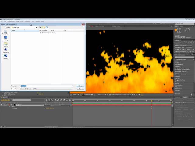 After Effects Quick Tip - Create your own animation preset