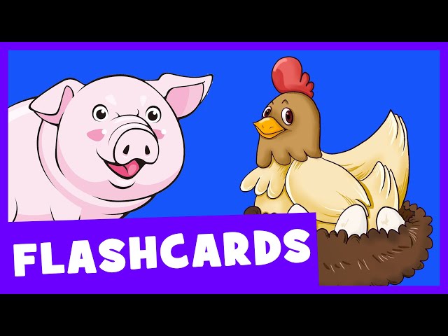 Farm Animals | Talking Flashcards