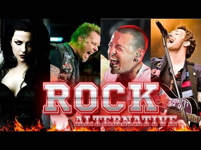 Best Alternative Rock Songs of 90s 2000s ⚡ Linkin Park, Coldplay, Nickelback, Green Day, Evanescence