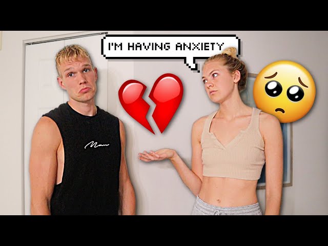 Telling My Boyfriend I Have ANXIETY To See How He Reacts *EMOTIONAL*