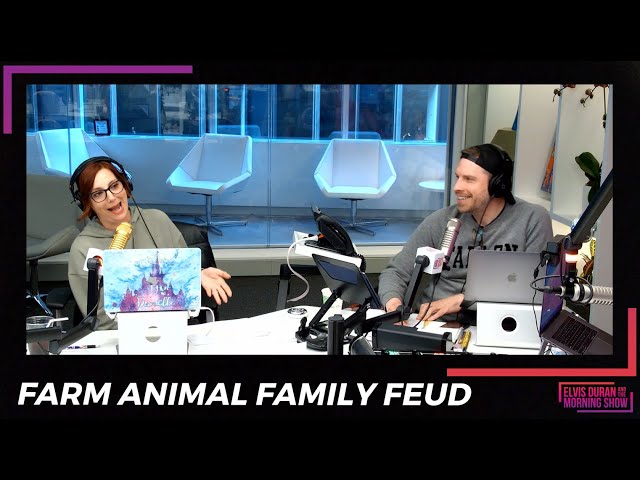 Farm Animal Family Feud | Elvis Duran Exclusive