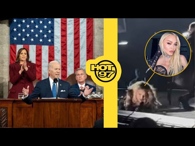 Madonna Takes A Fall During Concert + The Joe Biden Debate