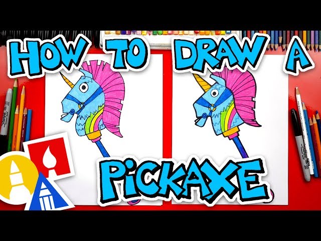 How To Draw Fortnite Rainbow Smash Pickaxe