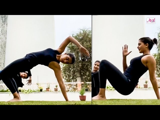 Samantha's  Animal Flow Workout | Full Body Mobility Workout | Actress Fitness, Celebrities Workout
