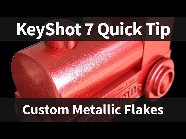 KeyShot 7 Quick Tip: Custom Metallic Flakes