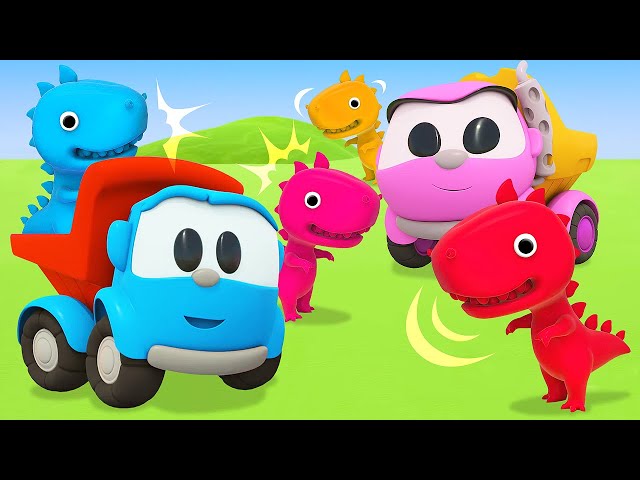 A NEW CONSTRUCTION GAME! Baby cartoons for kids. Leo the truck & trucks for kids. Kids' toys.