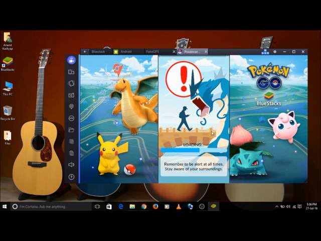 How to play Pokemon Go on Bluestack Hindi
