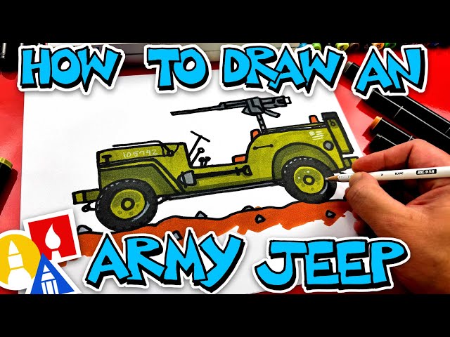 How To Draw An Army Jeep