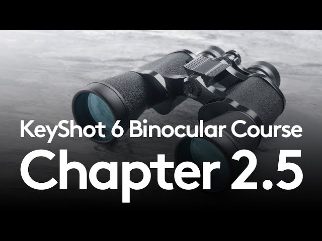 KeyShot 6 Binocular Course / Chapter 2.5 / Geometry Editor