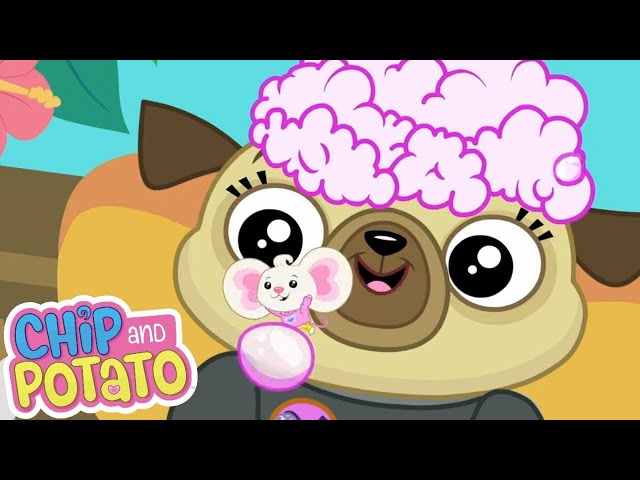 Chip's Cool Haircut | Chip and Potato | Cartoons For Kids | Wildbrain Wonder