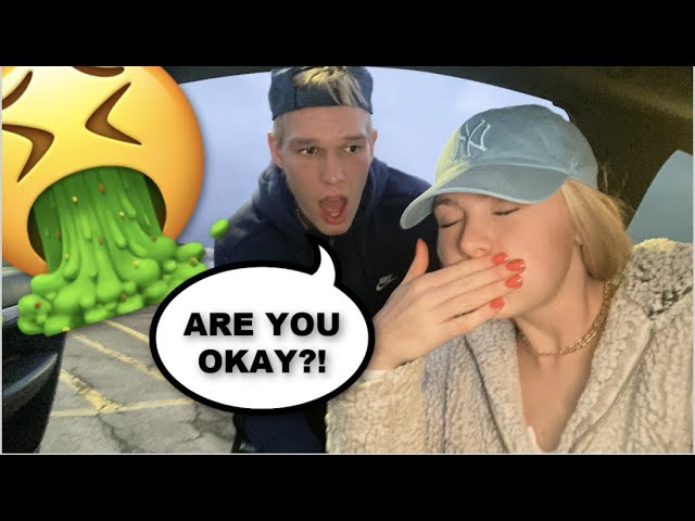 Getting CAR SICK Prank On BOYFRIEND!