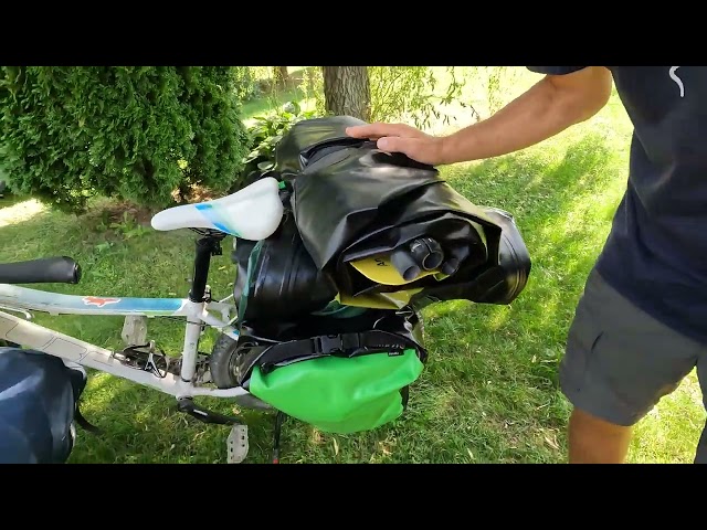 Jak spakować dwa packrafty na rower