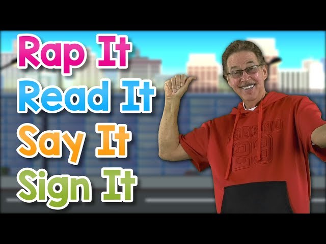 Rap it, Read It, Say It, Sign It | Learn the ASL Alphabet | Jack Hartmann