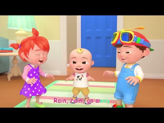 Rain Rain Go Away (Indoors Version) | CoComelon Nursery Rhymes & Kids Songs