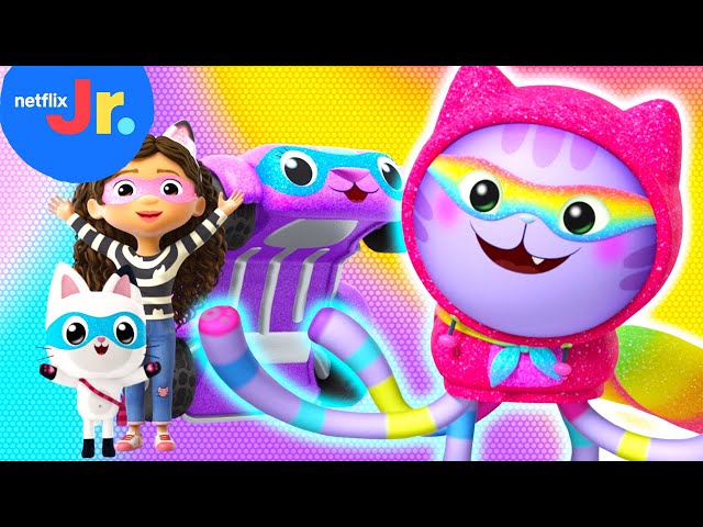 CatRat's Super Thinkers Obstacle Course! 🙀 | Gabby's Dollhouse | Netflix Jr
