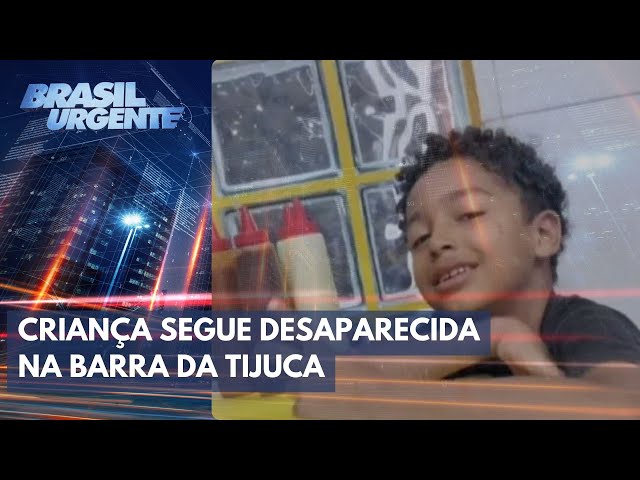 Criança segue desaparecida na Barra da Tijuca | Brasil Urgente