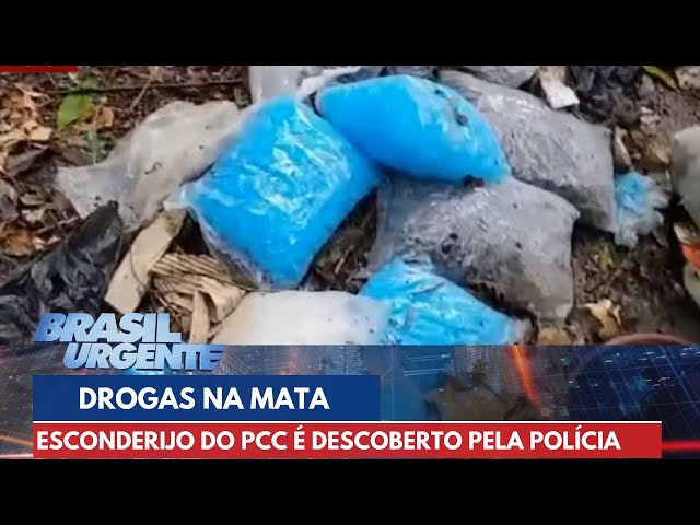 Operação encontra drogas na mata e bandido do PCC é baleado | Brasil Urgente