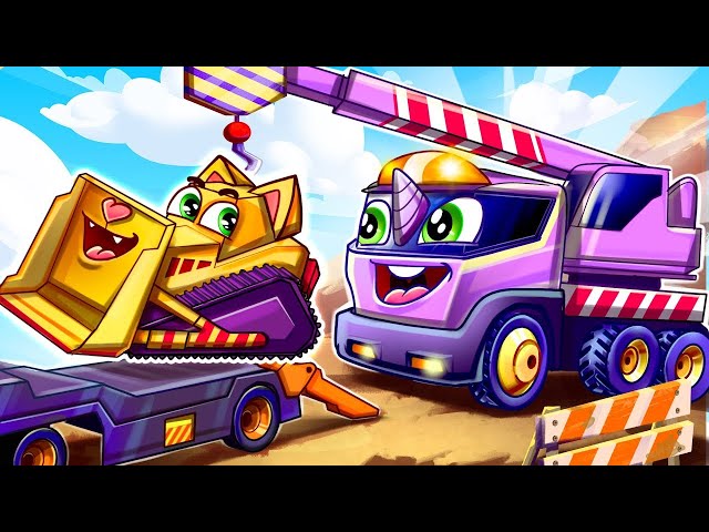 Bulldozer Car Song | Kids Songs And Nursery Rhymes by Baby Zoo