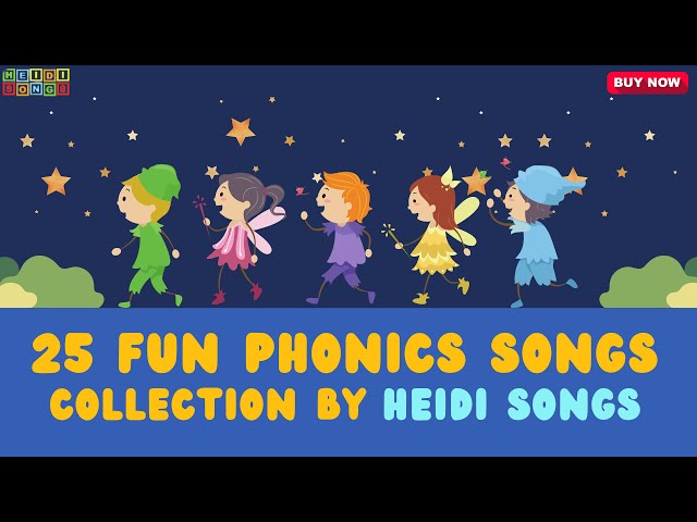 25 Fun Phonic Songs Collection for Kids by HeidiSongs