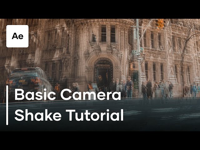 How To Create Basic Camera Shake In After Effects | Tutorial