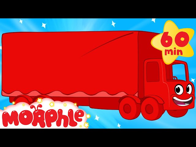 My Magic Truck (+1 hour My Magic Pet Morphle episodes with vehicles) Trucks for kids