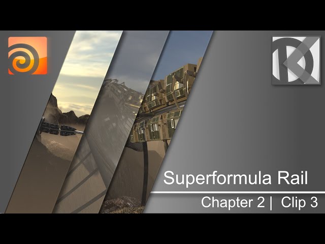 Superformula Rail | Houdini Railsystem | Chapter 2 - Clip 3