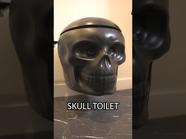 My New SKULL Toilet