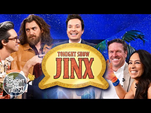Jinx Challenge with Chip and Joanna Gaines and Rhett & Link | The Tonight Show Starring Jimmy Fallon