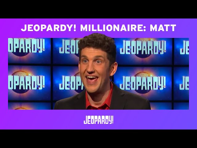Matt Amodio Is a Jeopardy! MIllionaire | JEOPARDY!