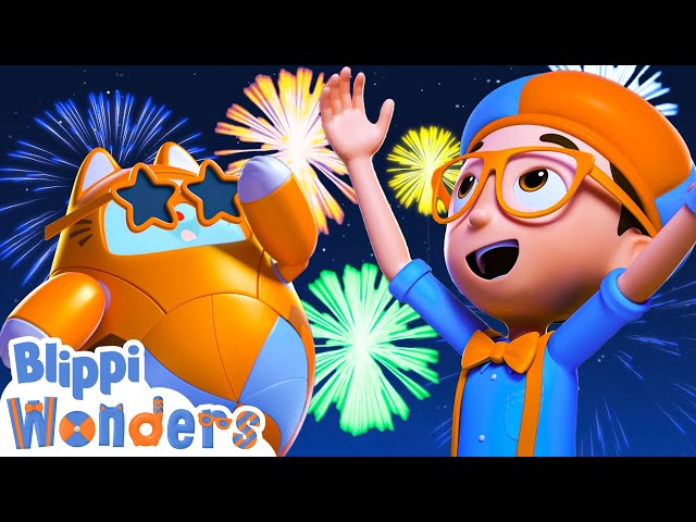 How Does a Firework Explode? | Blippi Wonders | Educational Cartoons for Kids | Blippi Toys