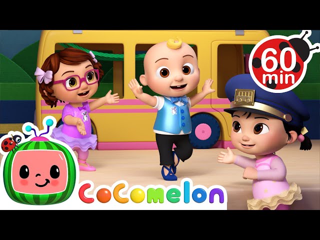 Wheels on the Bus (Cece's Pretend Play Version) + MORE CoComelon Nursery Rhymes & Kids Songs