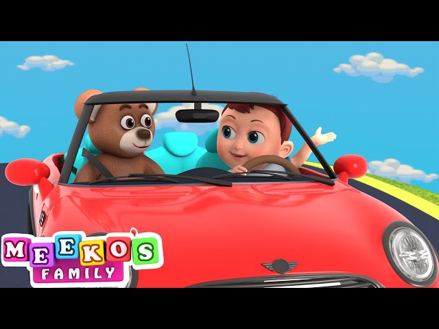 Vehicles Song For Toddlers + Vroom! Vroom! Goes My Red Car Song