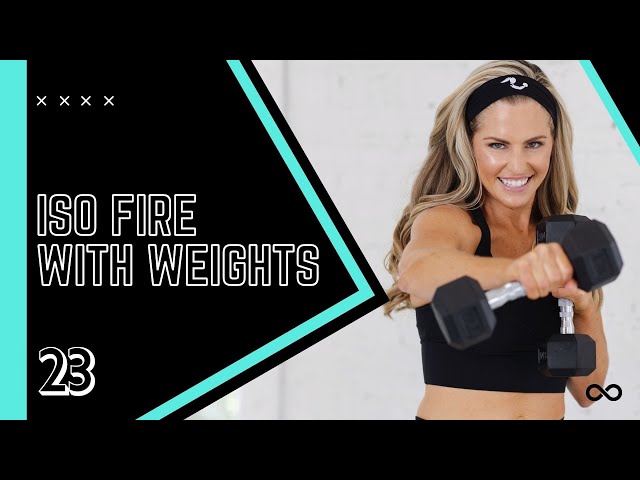 30-minute ISO Fire with Weights Workout - LIMITLESS Day 23